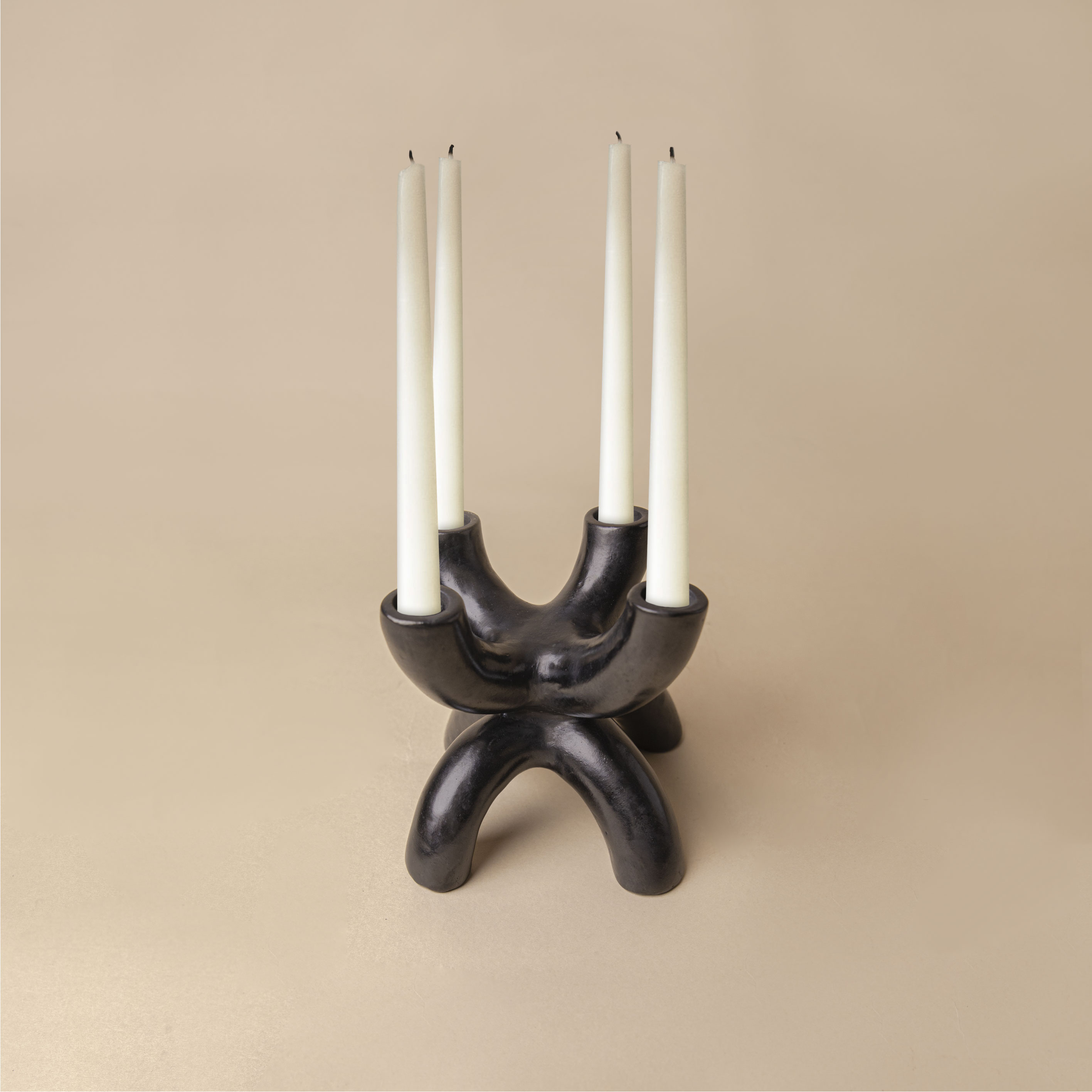 Coleccion de Barro Vela Soporte
